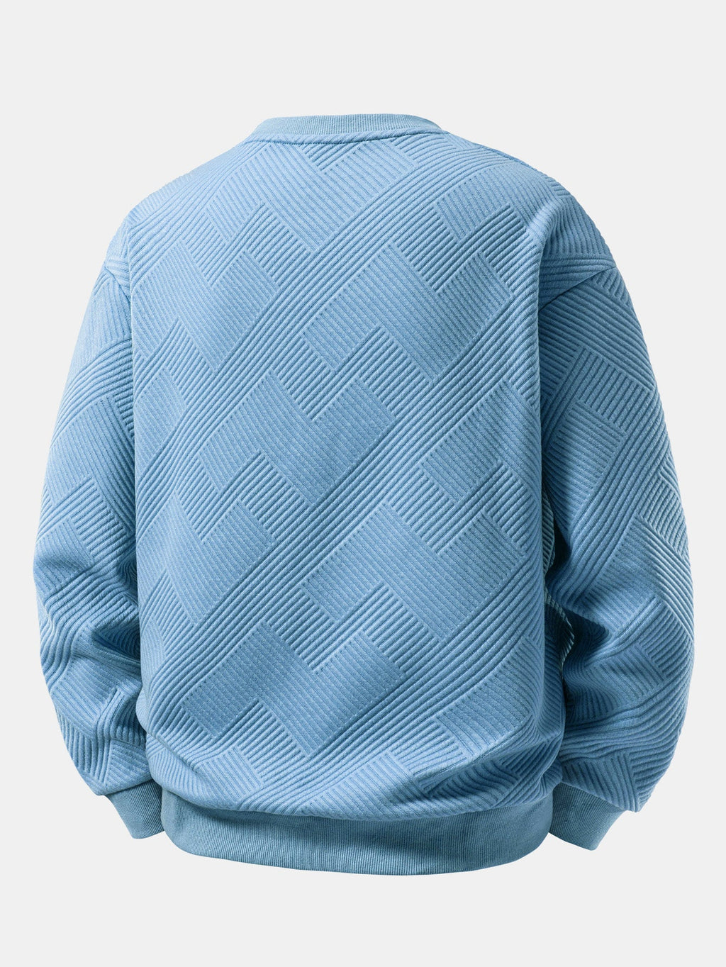 Relaxed Fit Stripe Jacquard Sweatshirt