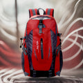 Hiking Daypack 25.5L Lightweight Oxford Backpack for Men Women with Laptop Compartment Torso Adjustment Outdoor Sport Cycling Travel Camping Backpack Red Blue Black Orange