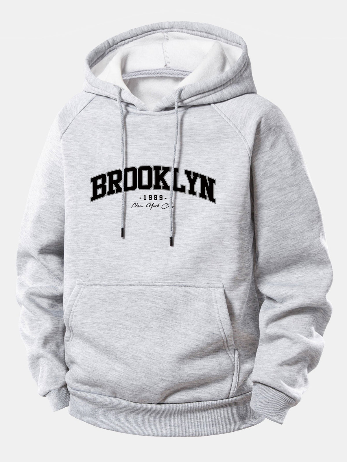 Brooklyn Print Drawstring Hoodie