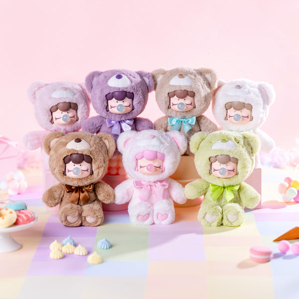 Robotime Rolife Surprise Plush Dolls - Nanci Colorful Chocolate Cutie Bears MNAXX