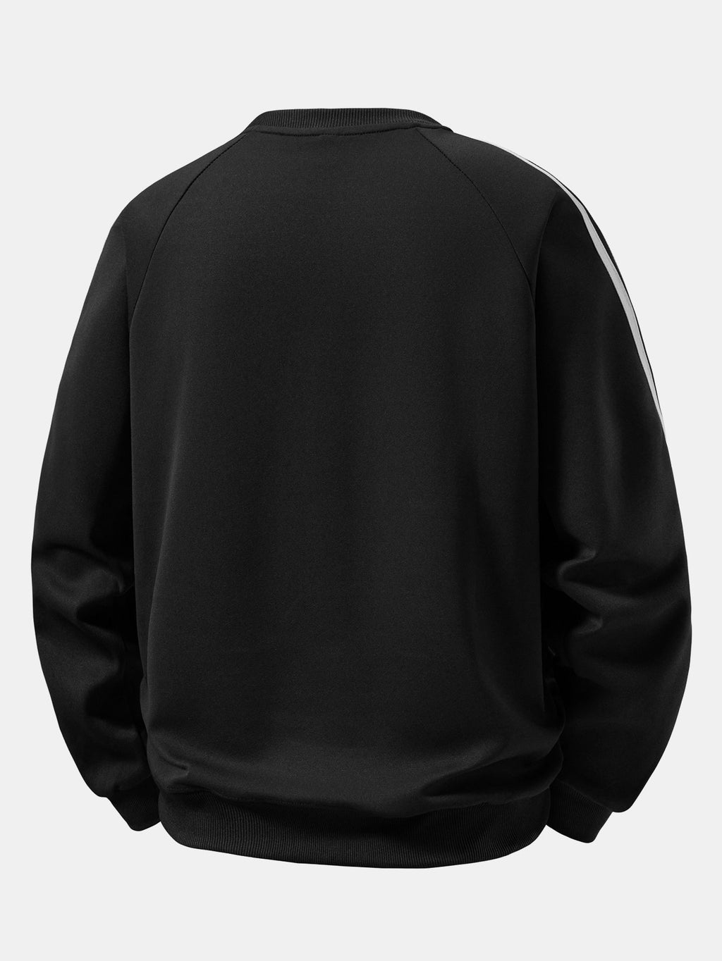 Contrast Stripe Raglan Sweatshirt