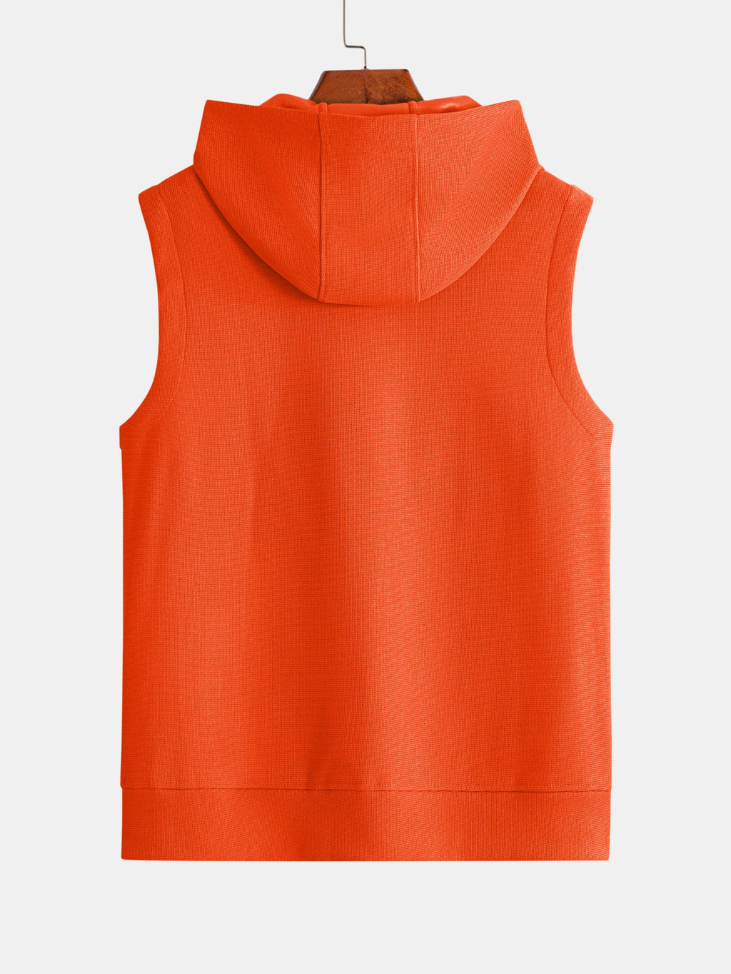 Waffle Sleeveless Hoodie