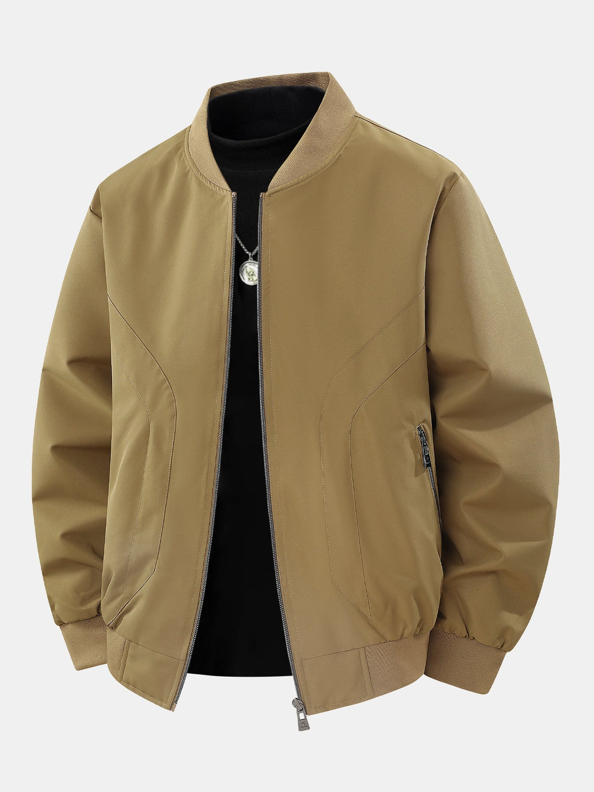 Zip-Up Bomber Jacket