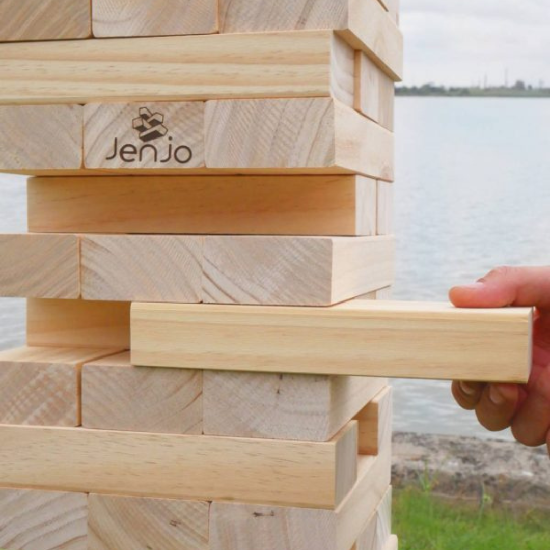Giant Wooden Blocks Stacking Game