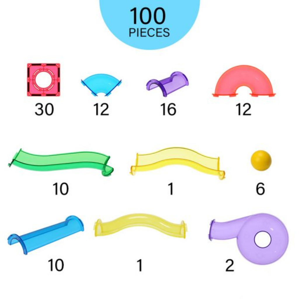 Marble Rainbow Run Set 100 Piece
