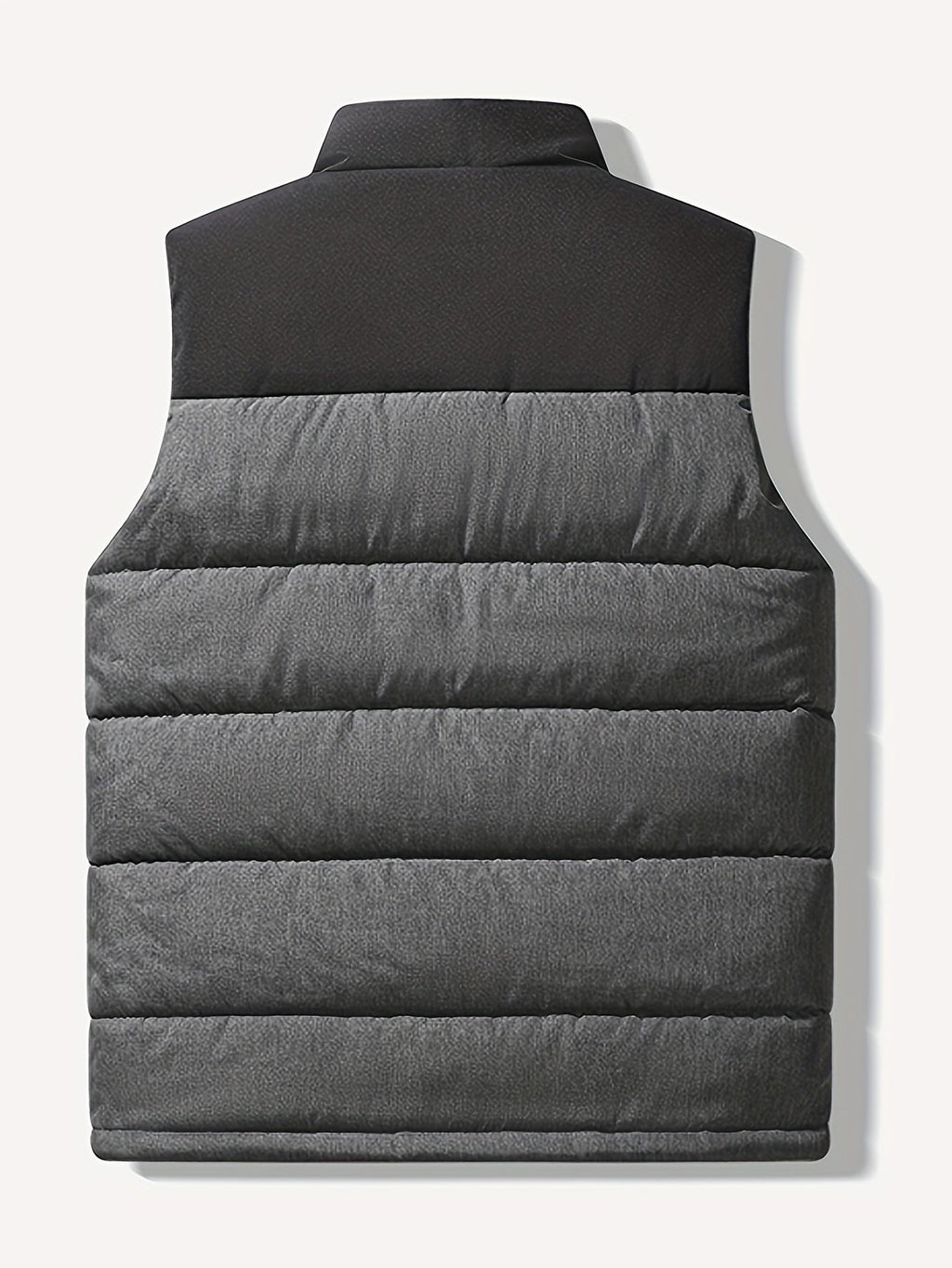 Damian | Quilted Stand-Collar Vest