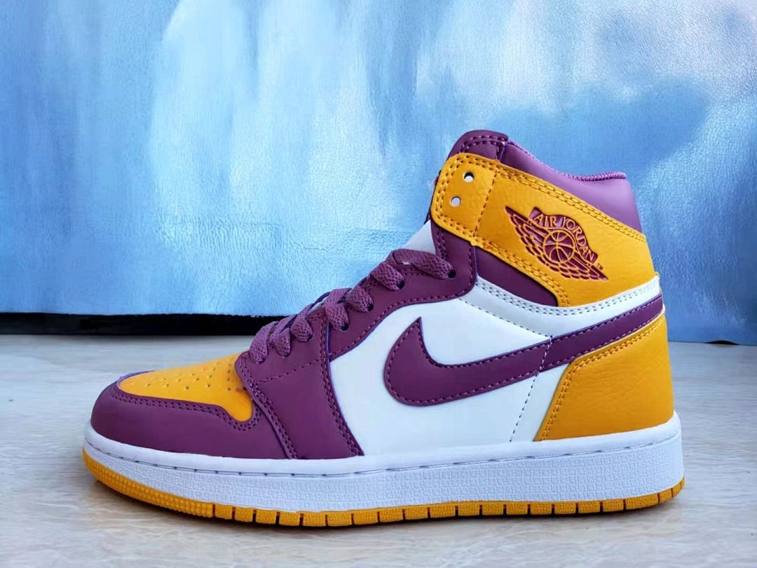 Air Jordan 1 Retro High OG Brotherhood – Purple / Gold