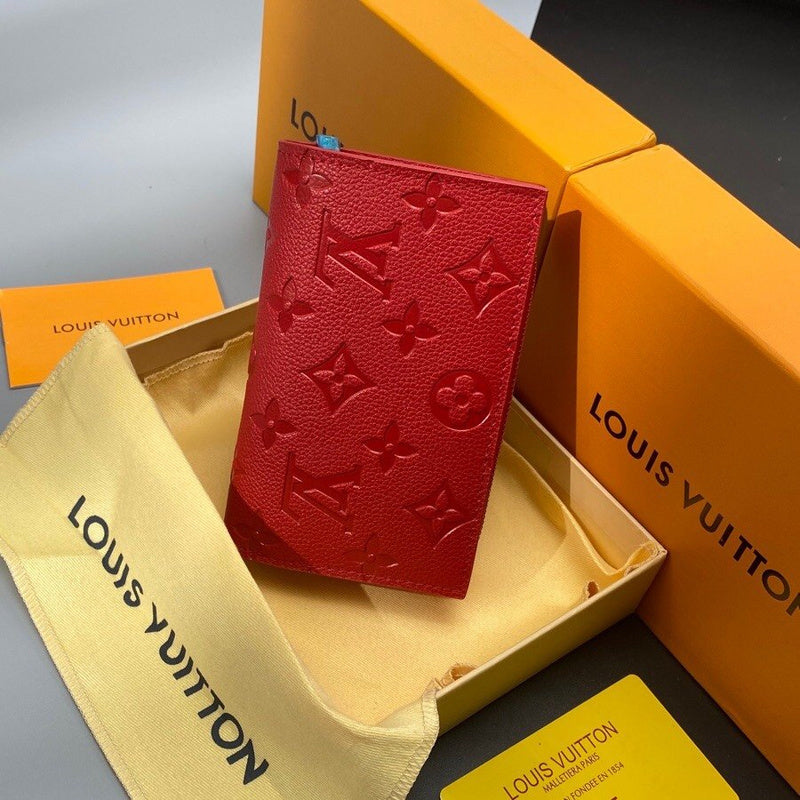 Louis Vuitton Zippy Coin Purse – Monogram Empreinte Giant Red