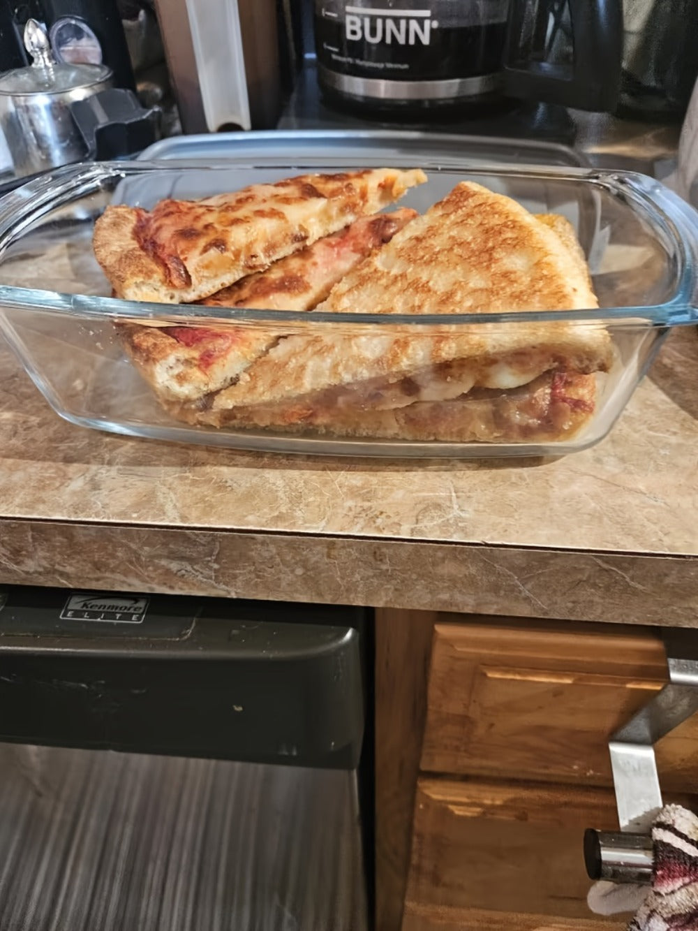 Baking Dish with Handles and Silicone Brush for Baking Bread Cakes