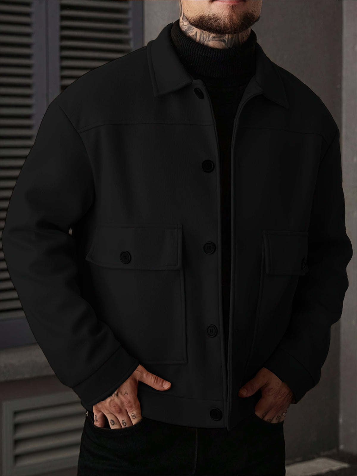 Ellery | Strukturiertes Overshirt-Jacke