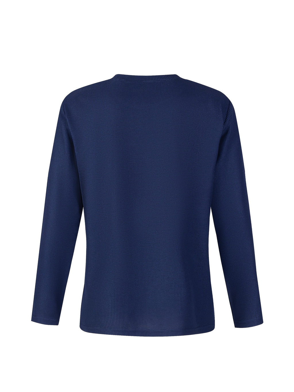 Frederick | Langarmshirt in strukturierter Waffelstrick-Optik