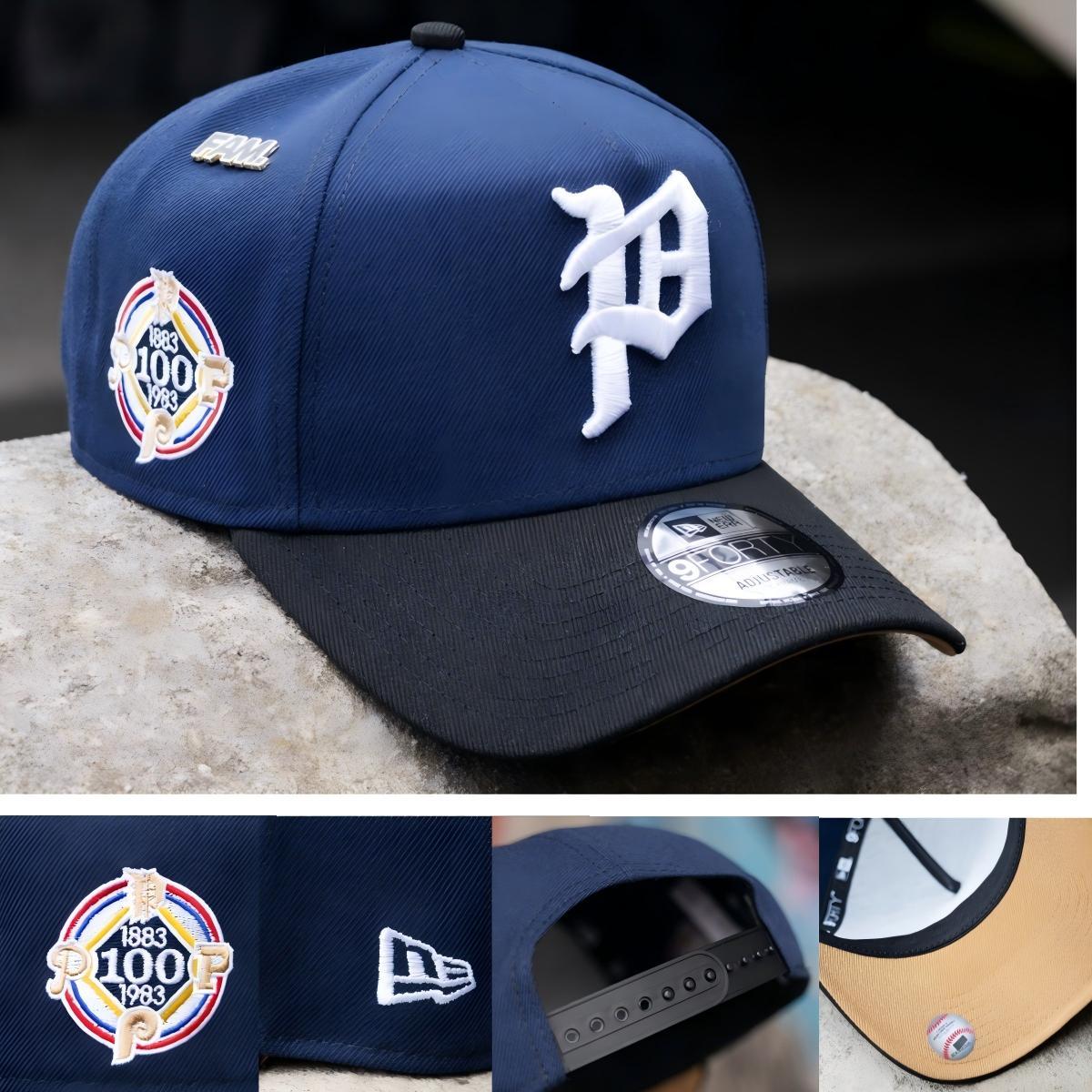 New Era x FAM. Philadelphia Phillies 100th Anniversary 9FORTY Adjustable Cap – Navy/Black