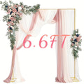 Premium Square Backdrop Support Stand | Flexible Portable Rectangular Metal Frame for Wedding Ceremony, Birthday Party, Photo Booth Background, Garden Arch & Event Decoration