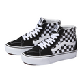 Vans SK8 Hi 2.0 Women's Sneakers — Black/White/Checkerboard