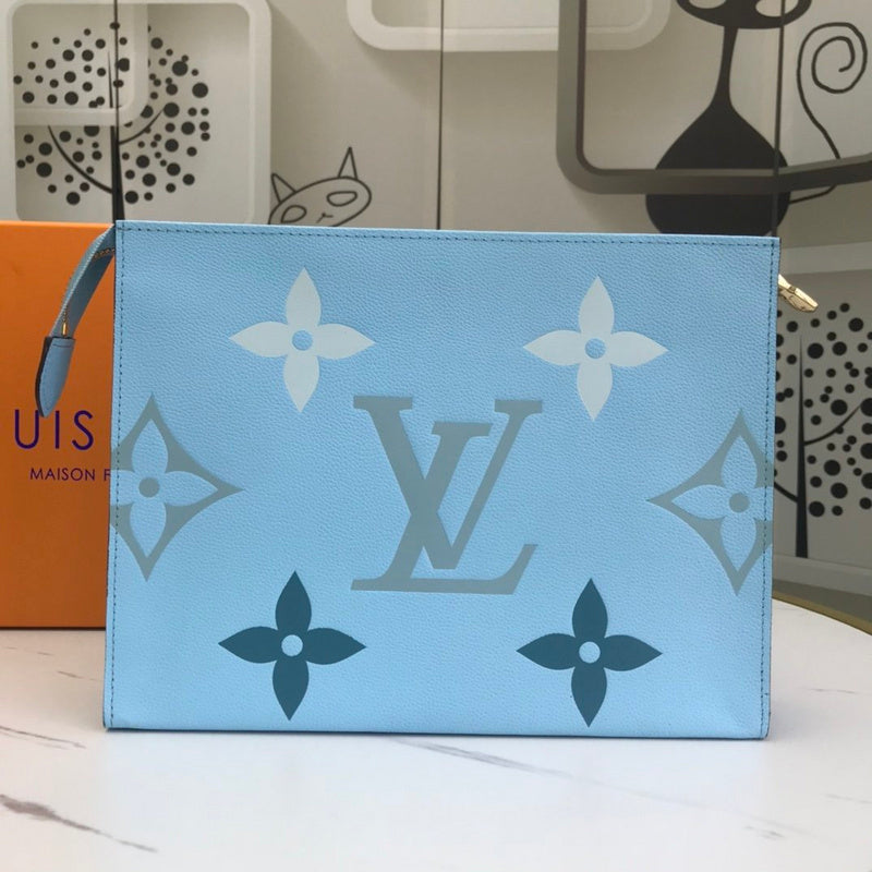 Louis Vuitton Toiletry Pouch 26 – Monogram Giant By The Pool Sky Blue