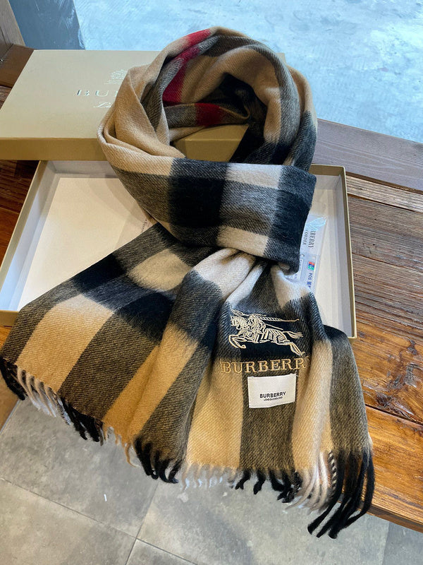 Burberry Classic Check Cashmere Scarf