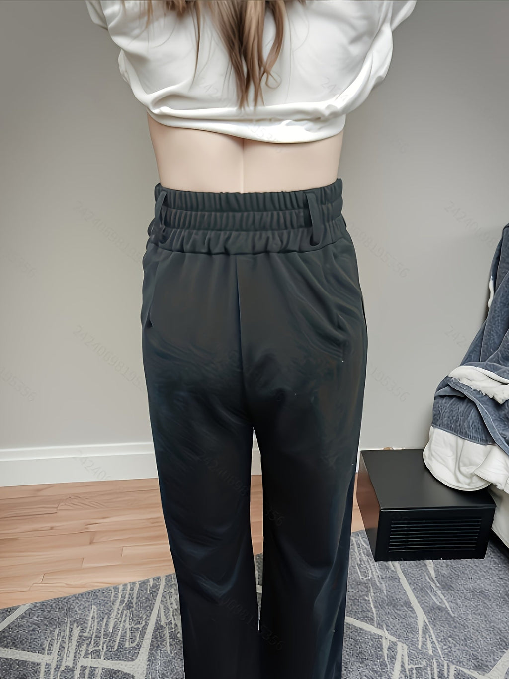 Estella | High-Waist-Hose mit weitem Bein