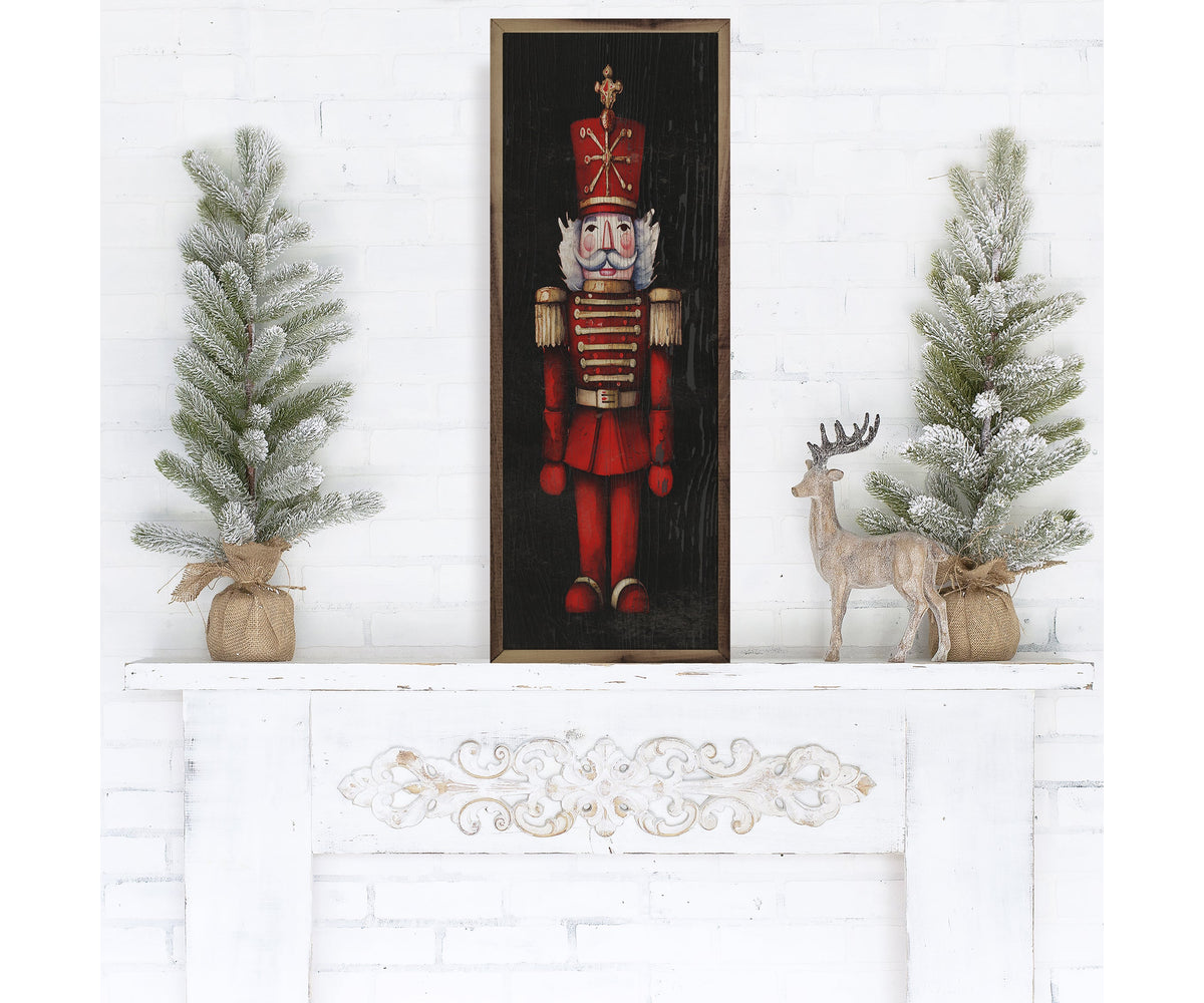 Kendrick Home Red Nutcracker Black