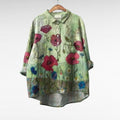 Carin | Vintage-inspirierte Blumenbluse