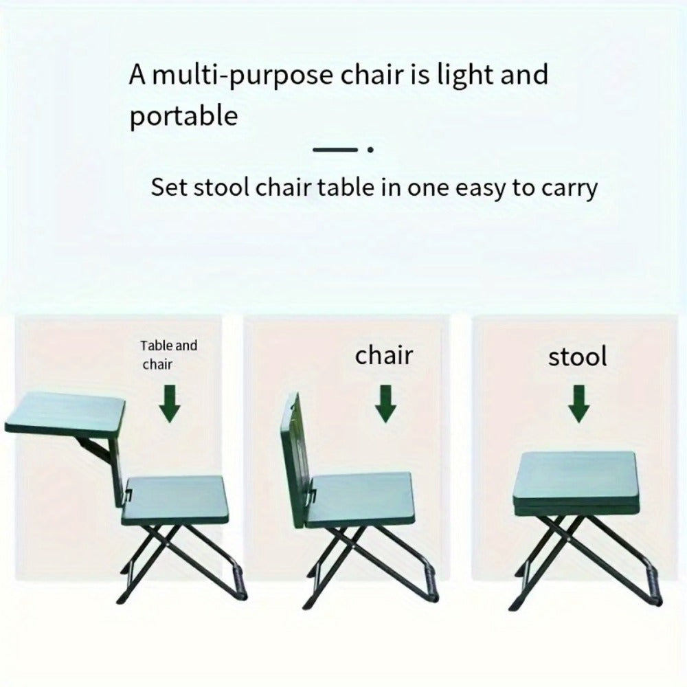 3-in-1 Folding Chair And Table Set with Multiple Color Options