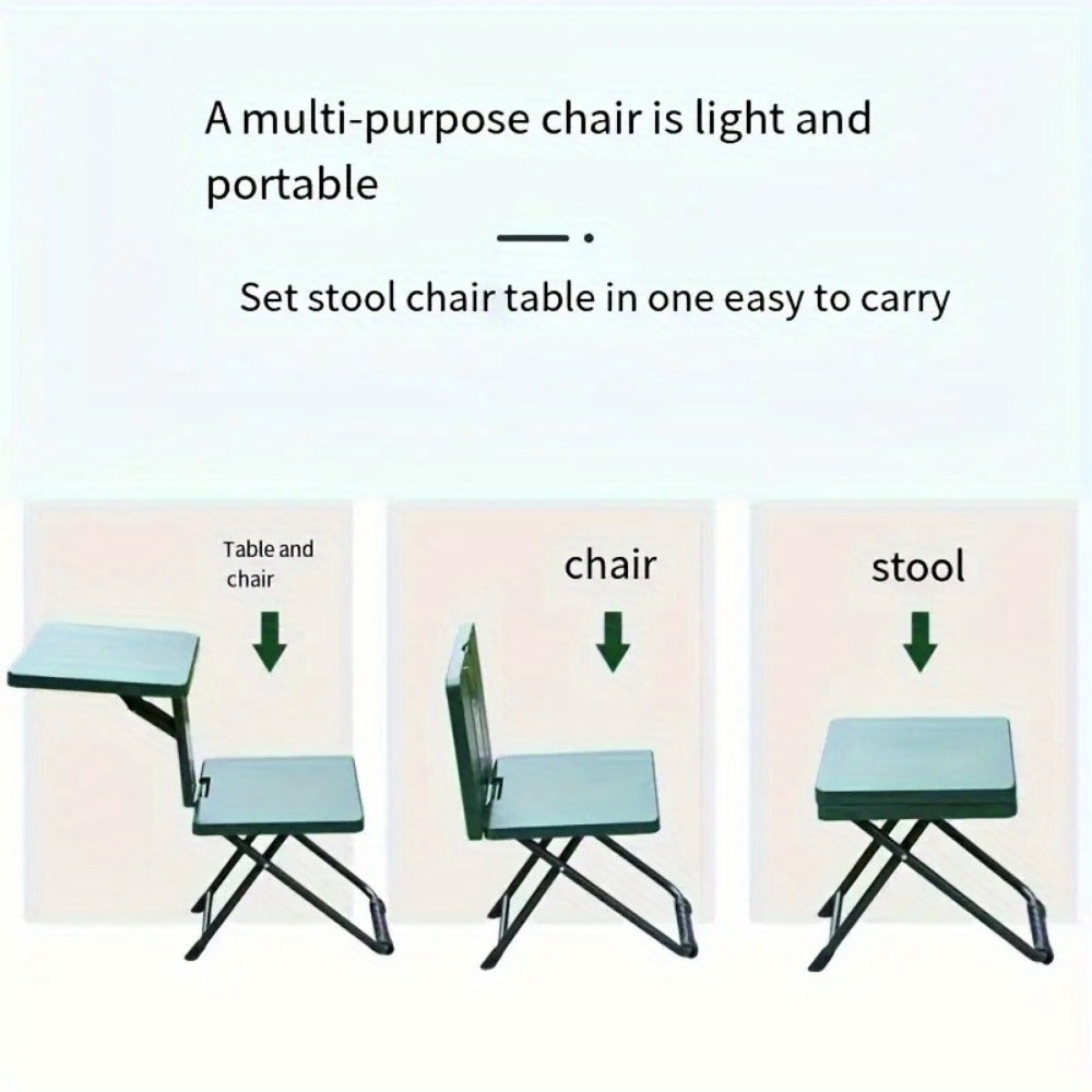 3-in-1 Folding Chair And Table Set with Multiple Color Options