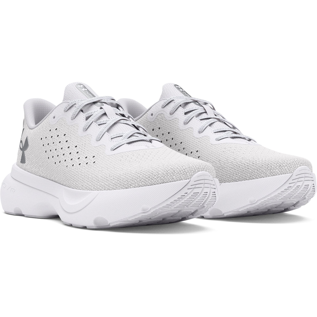 Under Armour Womens Infinite - White/White/Metallic Silver