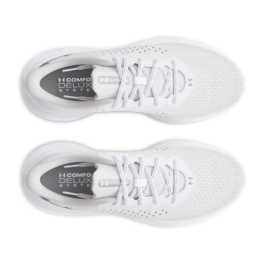 Under Armour Womens Infinite - White/White/Metallic Silver