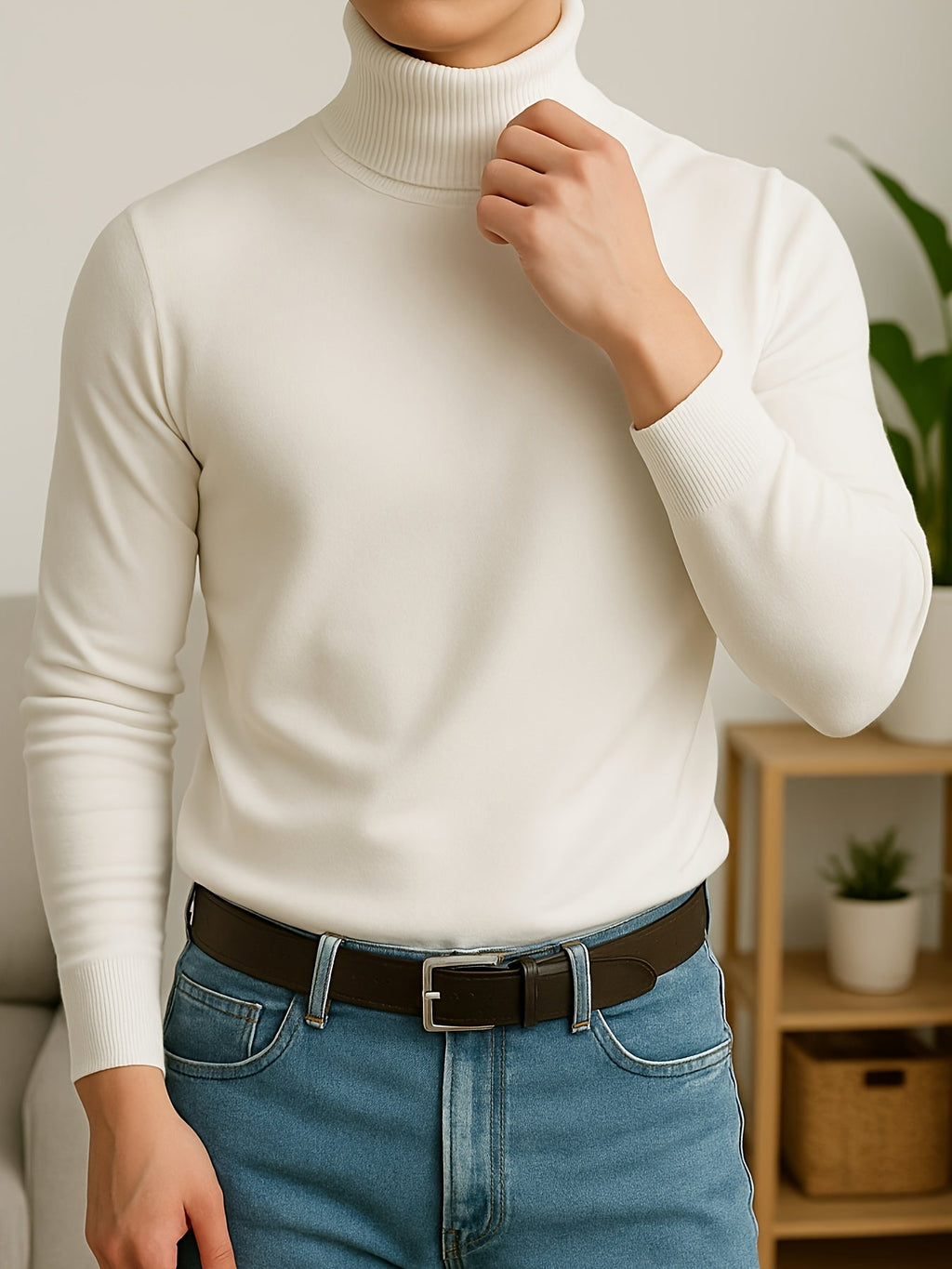Gideon | Eleganter Rollkragenpullover