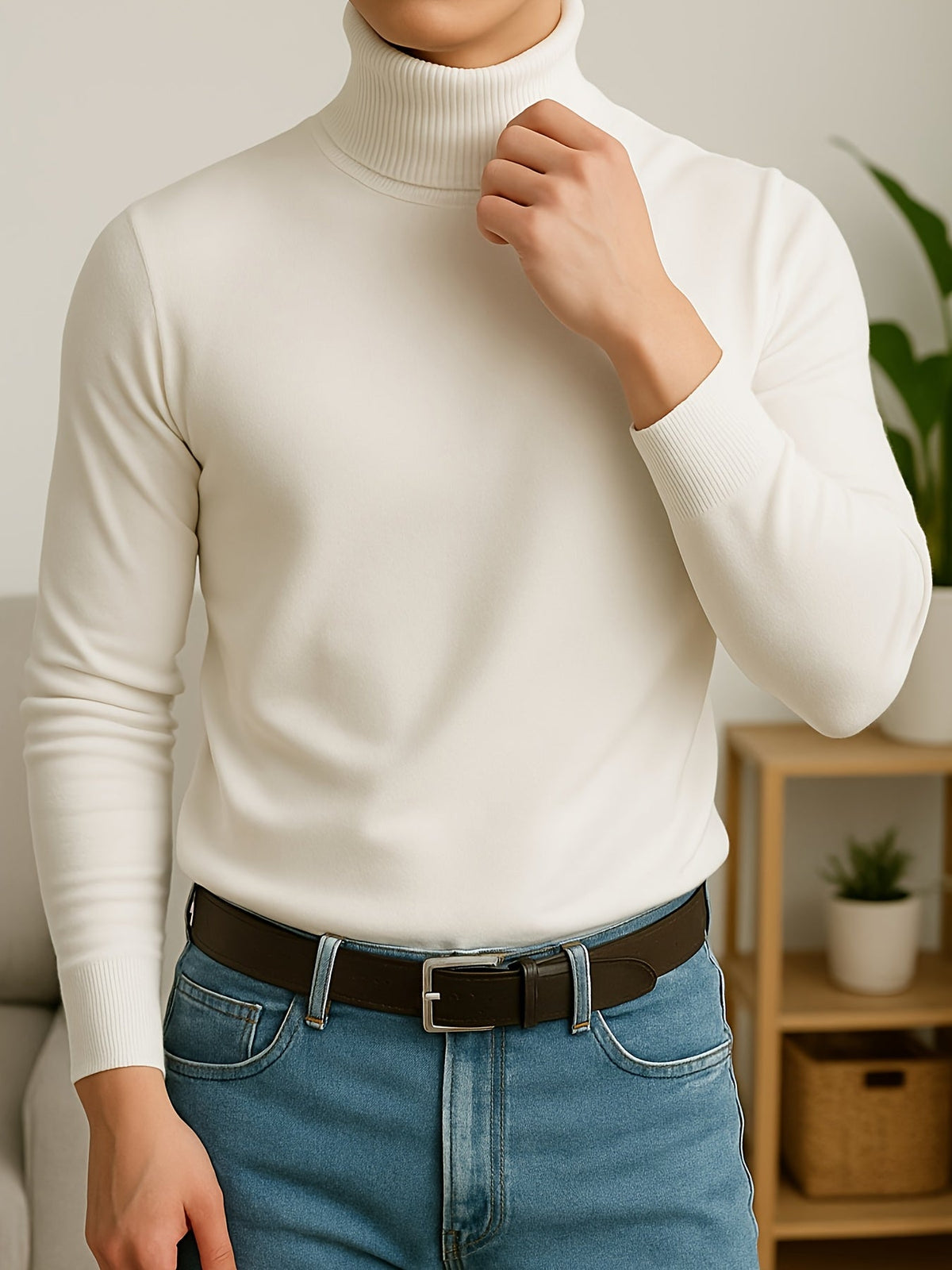 Gideon | Eleganter Rollkragenpullover
