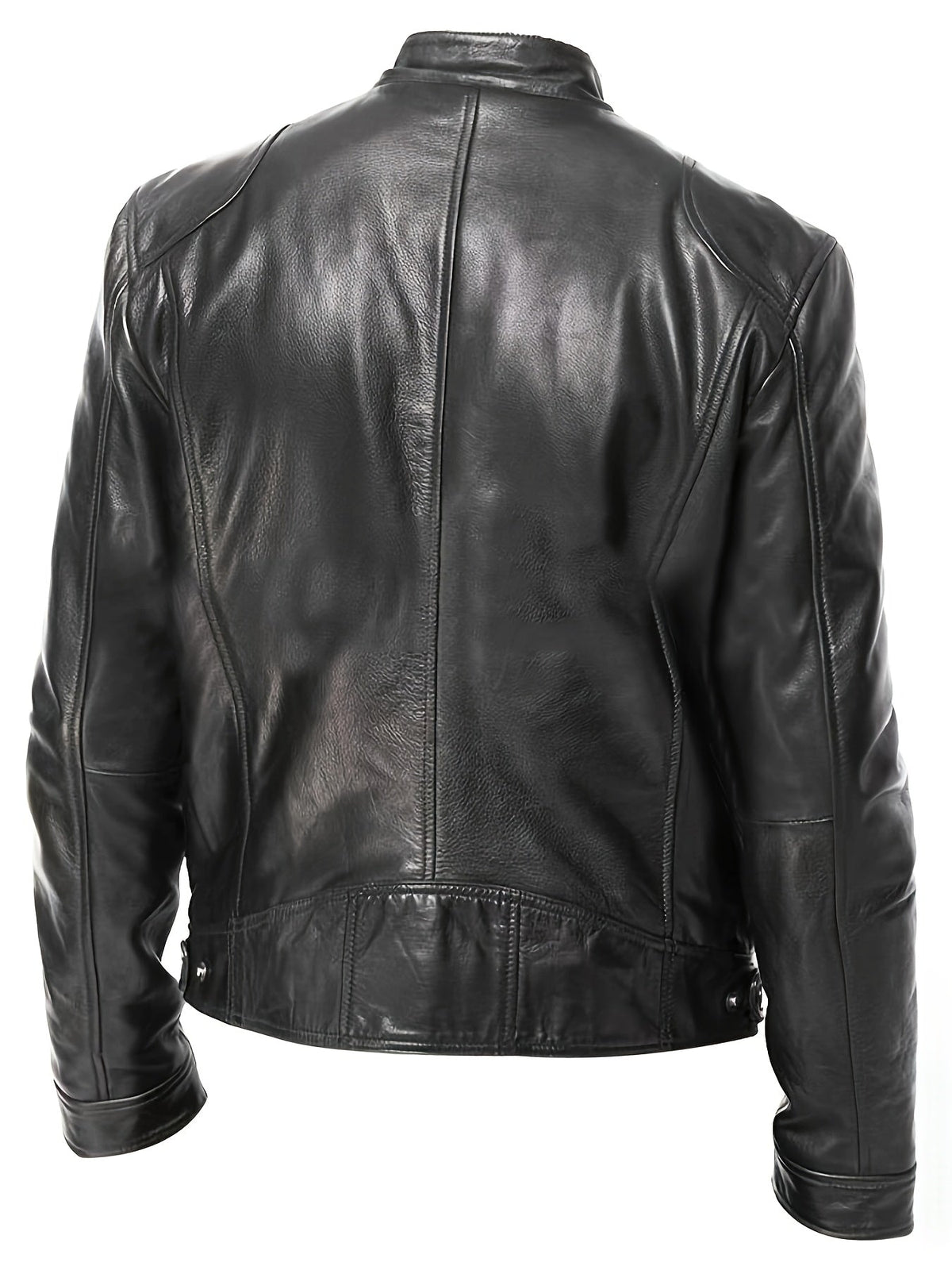 Blake | Klassische Bikerjacke mit Stehkragen