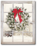 Winter Window Gallery-Wrapped Canvas Wall Art