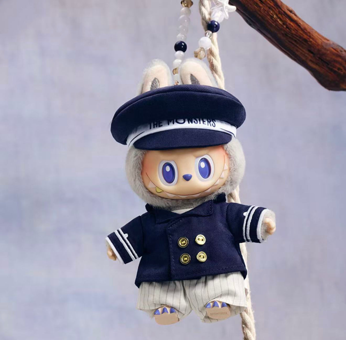 The Monsters Flying Labubu Series Captain Vinyl Plush Figurine