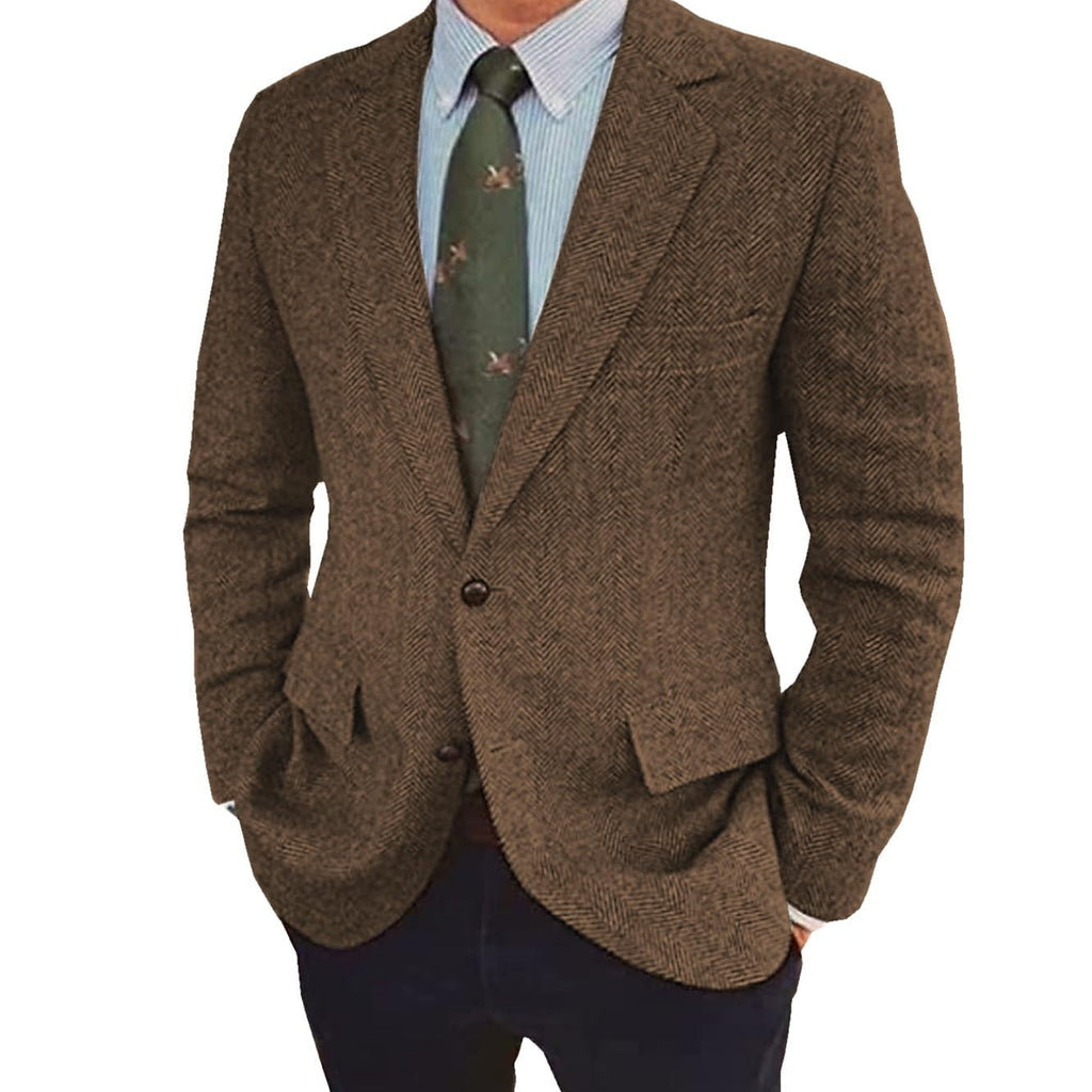Stefan | Retro Single-Breasted Two-Buttons Jacket