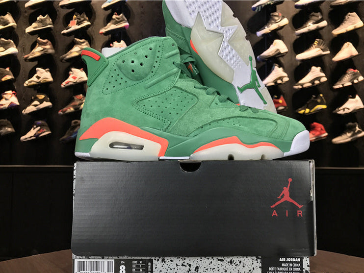 Air Jordan 6 Retro Gatorade Green – Pine Green / Orange