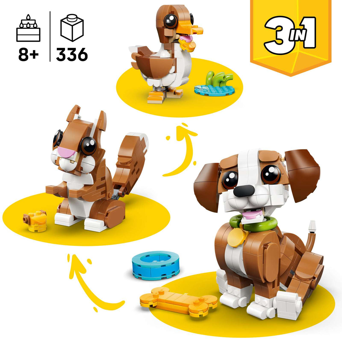 31382 LEGO Creator Adorables animaux : chiot joueur