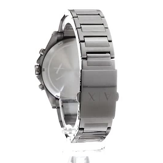 Armani Exchange Drexler AX2603 Herren-Chronograph – Graues Zifferblatt mit Edelstahlarmband
