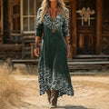 Antonia | Lässiges Vintage-Kleid mit langen Ärmeln