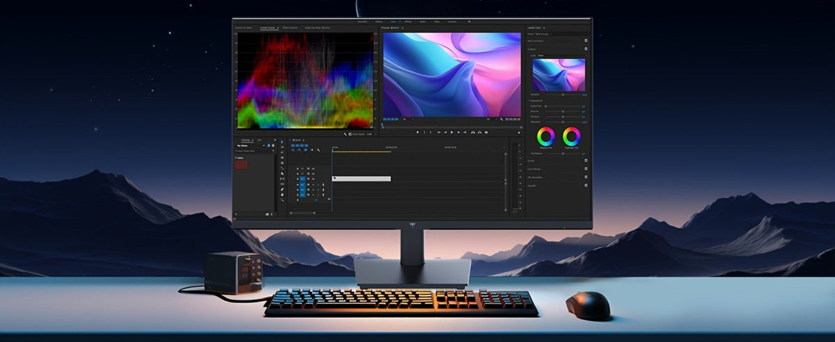 27-Inch QHD 100Hz Computer Monitor 2560x1440 IPS Display, AMD FreeSync, Ultra-Thin Bezel, HDMI DisplayPort