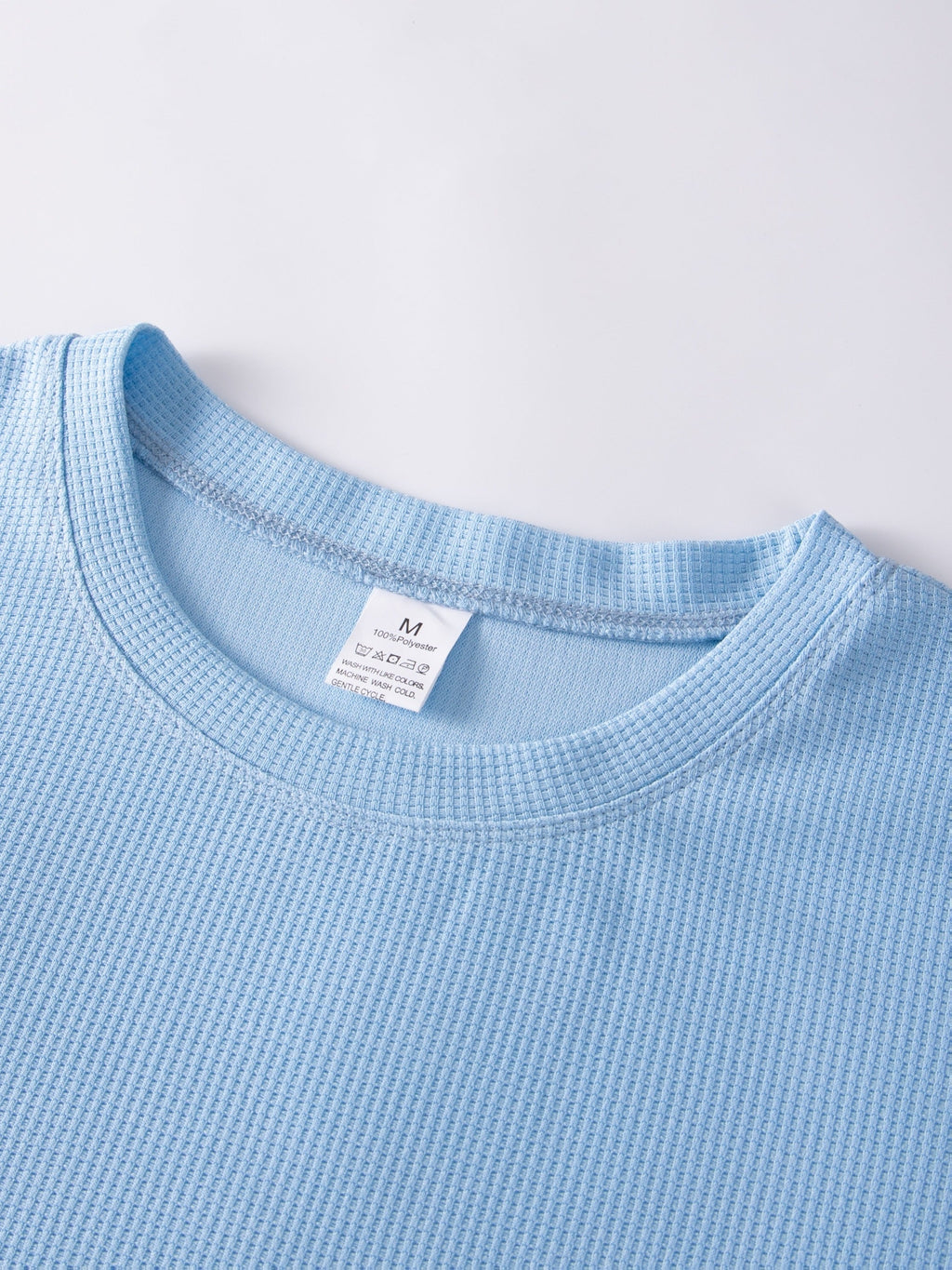 Frederick | Langarmshirt in strukturierter Waffelstrick-Optik