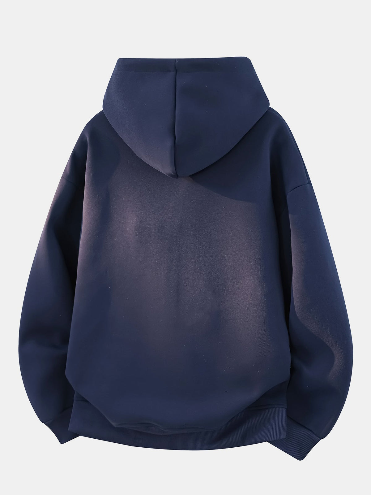 Contrast Lined Full Zip Hoodie