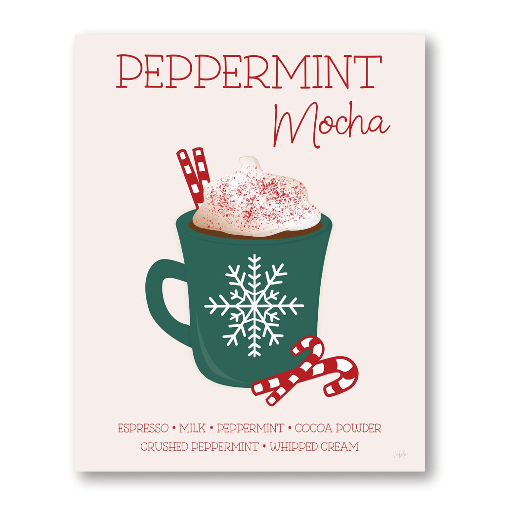 Peppermint Wishes Gallery-Wrapped Canvas Wall Art