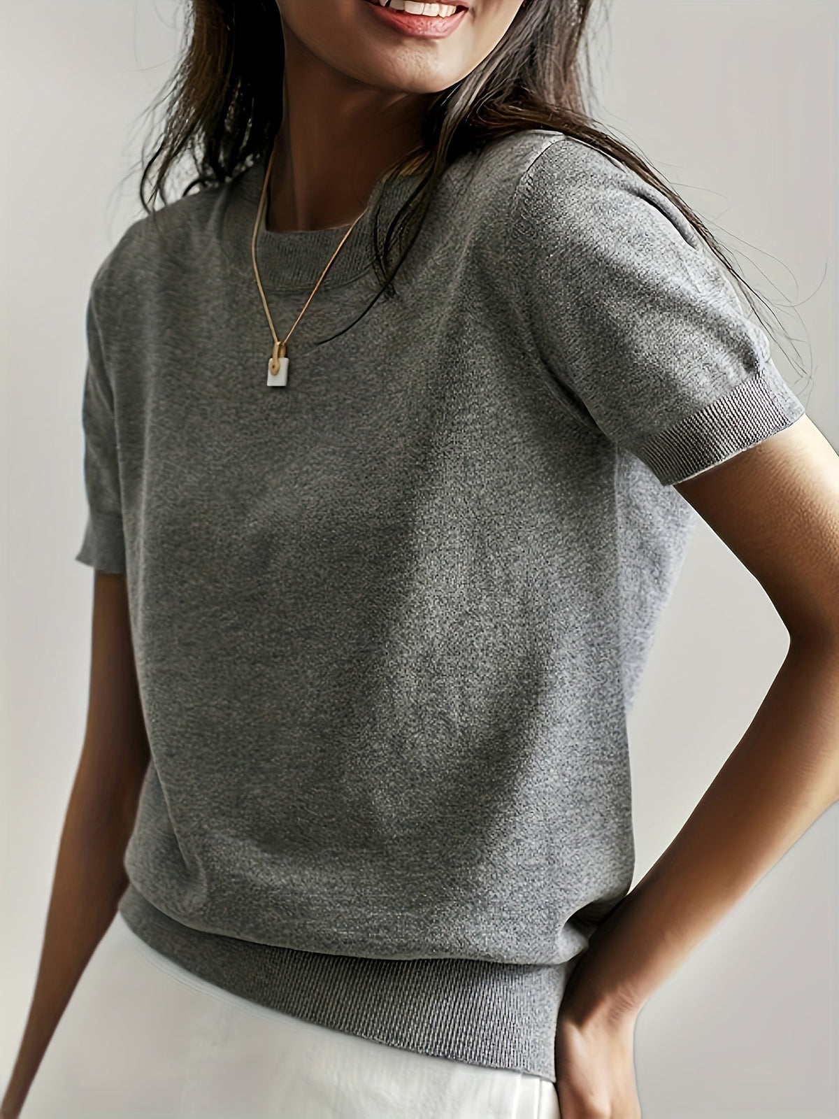 Tabitha | Locker fallendes Kurzarm-Top