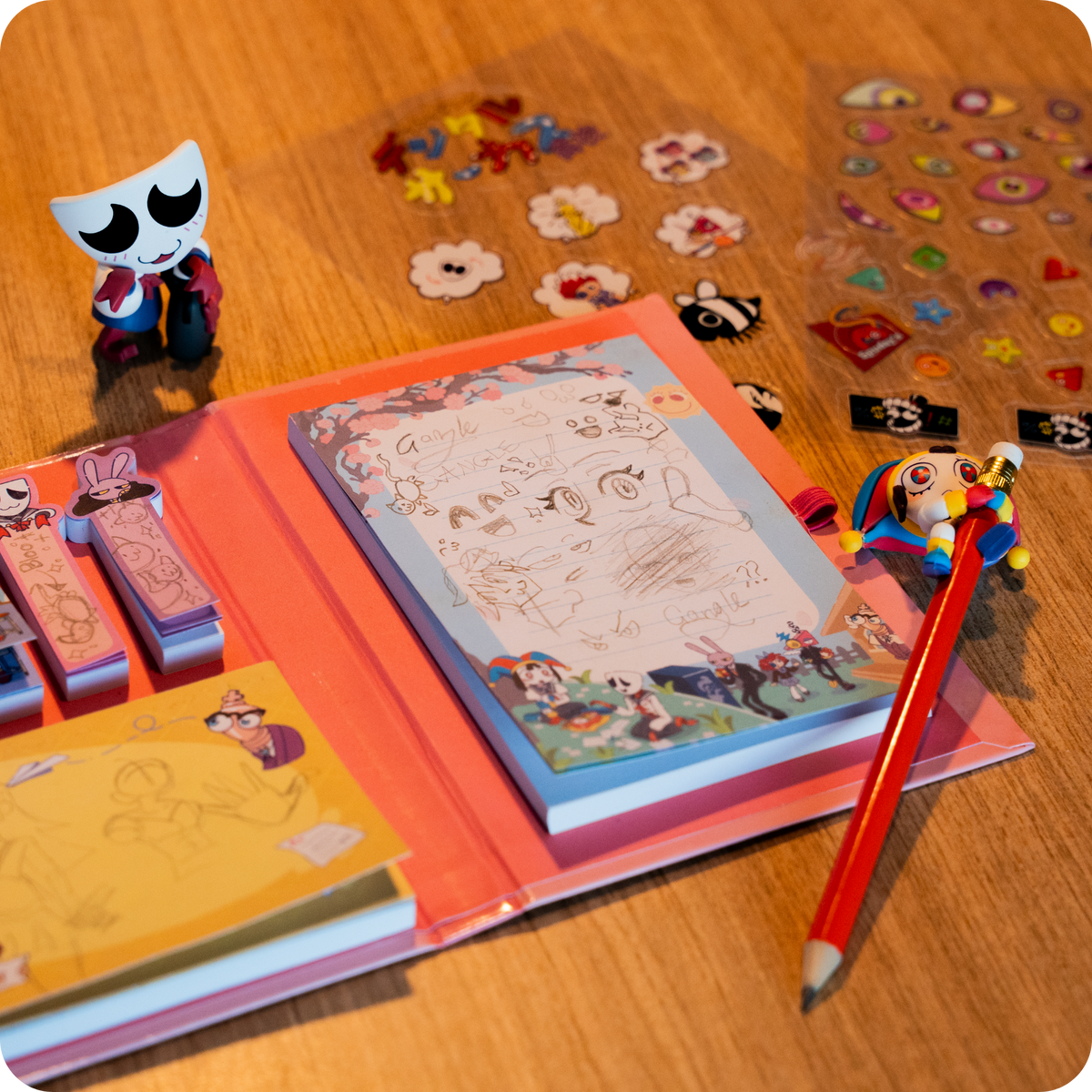 Digital Circus Anime Stationery Set