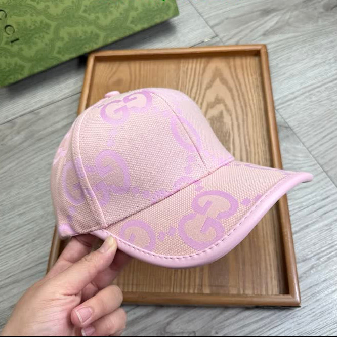 Pink Monogram Canvas Baseball Cap