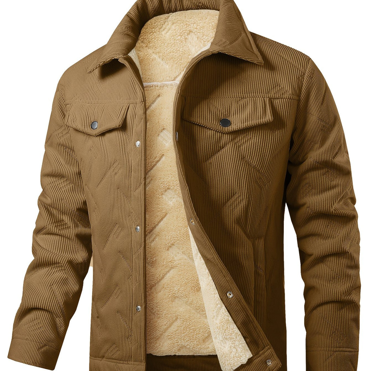 Wallace | Robuste Utility-Jacke mit Druckknöpfen