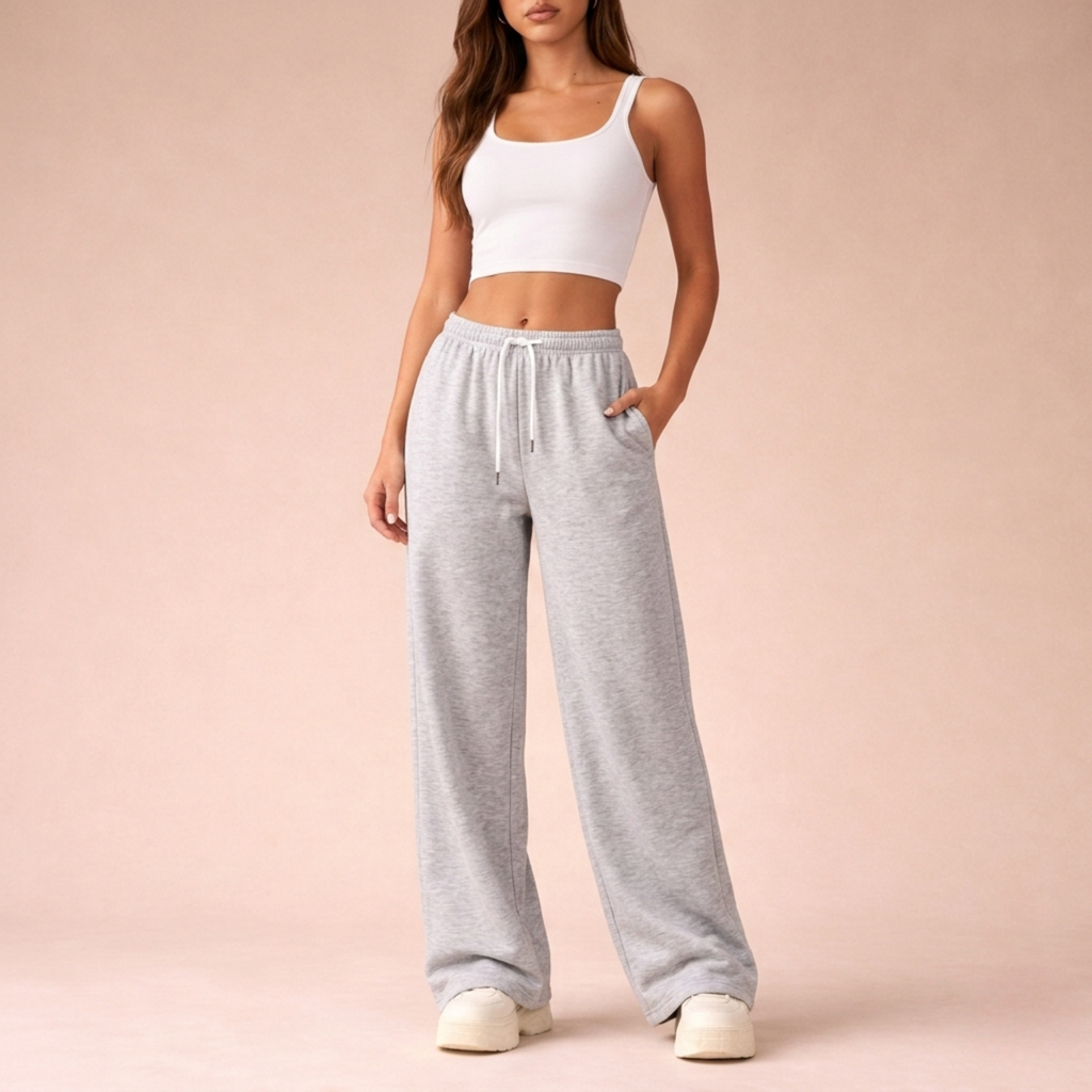 Marlene | Relaxed Wide-Leg Joggers