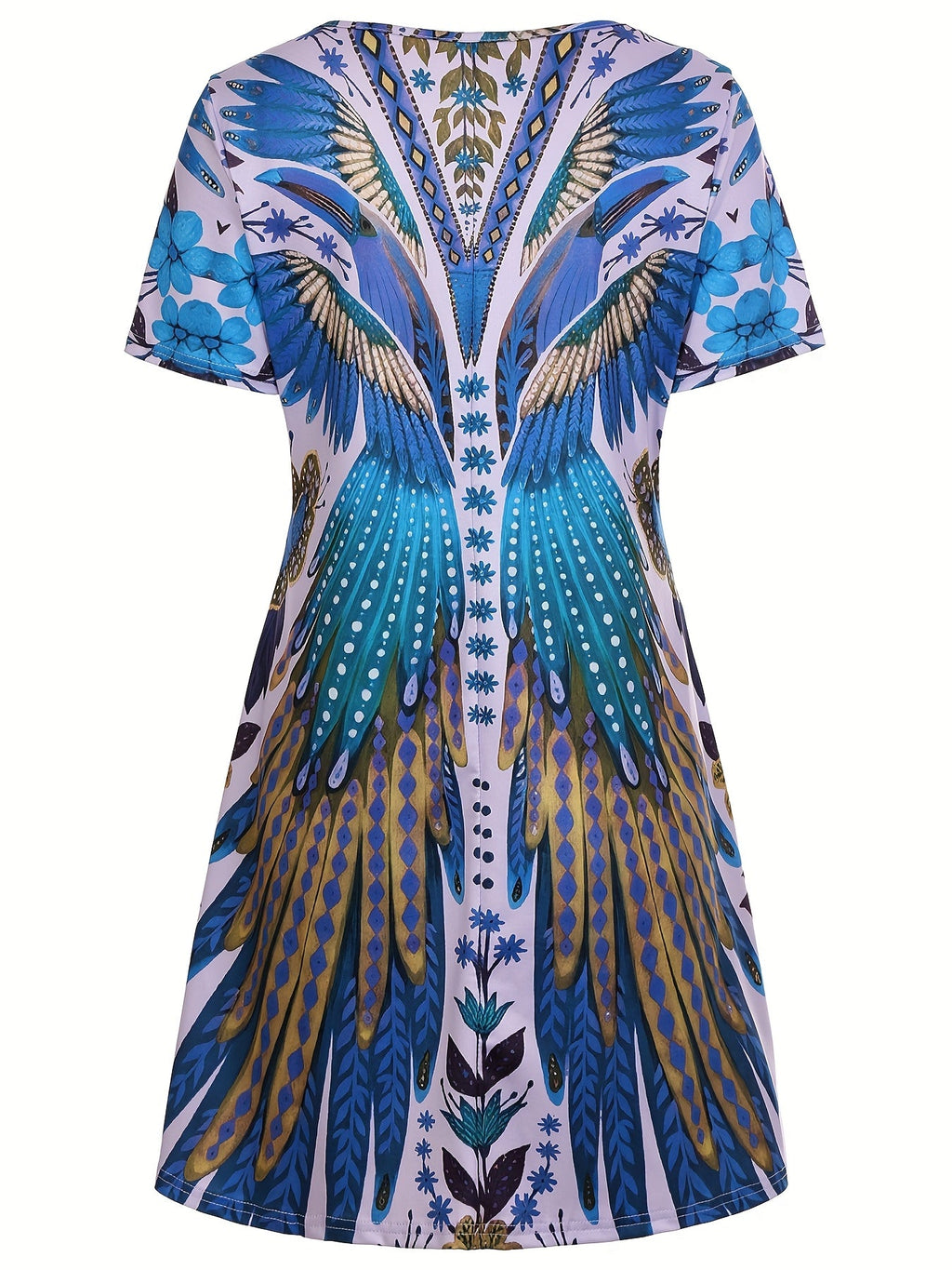 Willa | Bohemian Print A-Line Dress