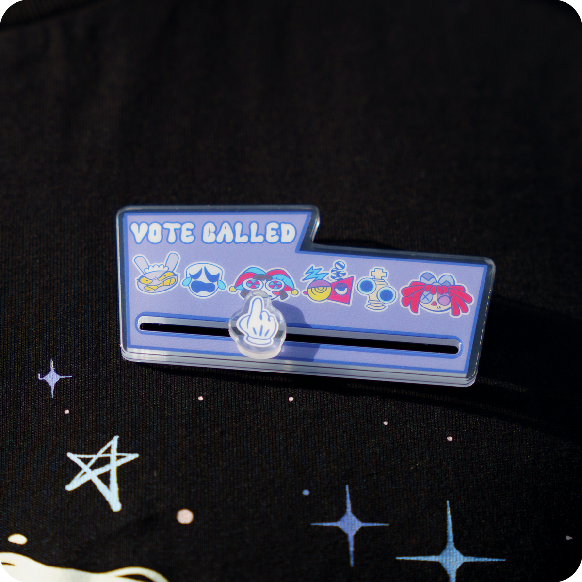 Sliding Vote Pin