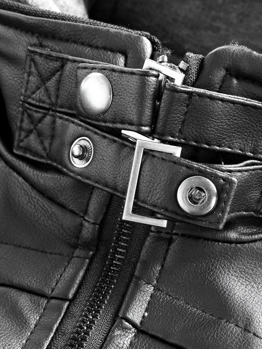 Roman | Kapuzen-Motorradjacke