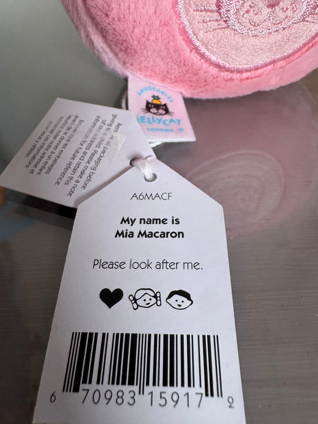 Jellycat Mia Macaron